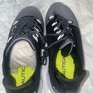 Nautica Kids Black and White Sneakers